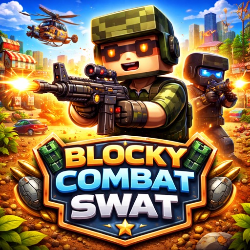 Blocky Combat Swat