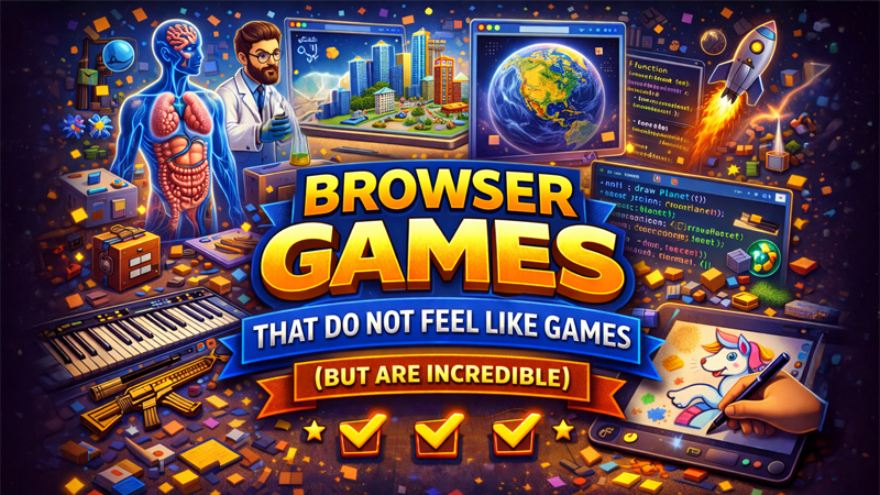 Browser Games That Do Not Feel Like Games (But Are Incredible)