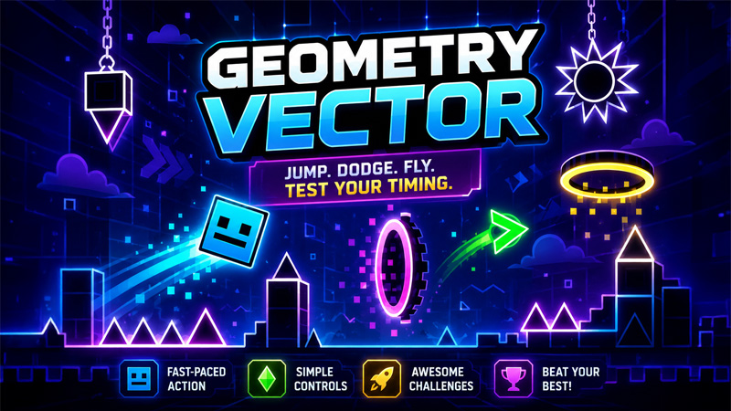 Geometry Vector: A Cleaner Take on the Geometry Platformer