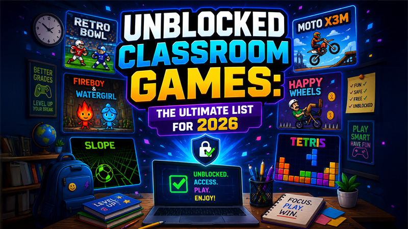 Unblocked Classroom Games: The Ultimate List for 2026